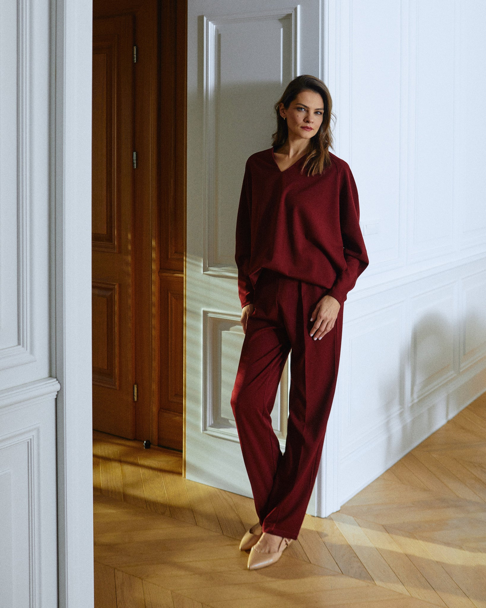Eterna signature top, wine